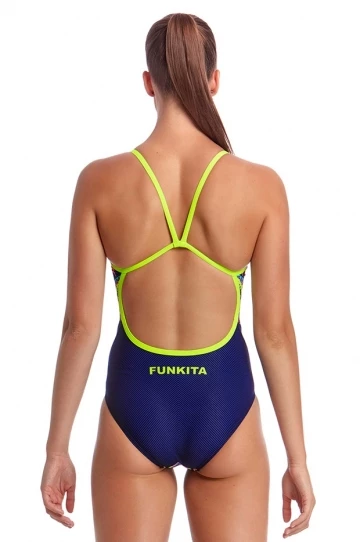 Funkita Charm Armour Single Strap One Piece Purple/Pink 2 Funkita Charm Armour Single Strap One Piece Purple/Pink - Image 2