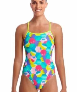 Funkita Hexy Back Single Strap One Piece Multi