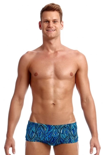 Funky Trunks Mens Wild Hide Trunk Blue 2 Funky Trunks Mens Wild Hide Trunk Blue - Image 2