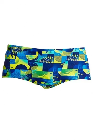 Funky Trunks Mens Magnum Pi Trunk Blue/Yellow 1 Funky Trunks Mens Magnum Pi Trunk Blue/Yellow