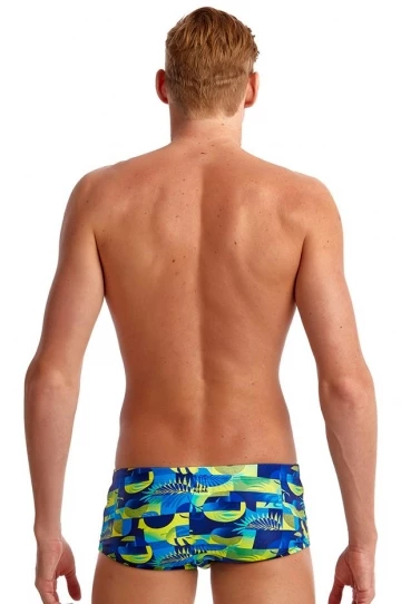 Funky Trunks Mens Magnum Pi Trunk Blue/Yellow 3 Funky Trunks Mens Magnum Pi Trunk Blue/Yellow - Image 3