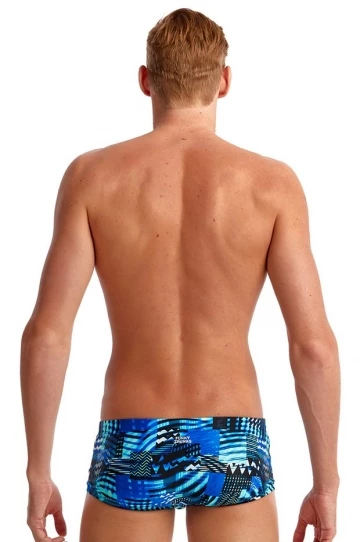 Funky Trunks Mens Electric Nights Trunk Blue 3 Funky Trunks Mens Electric Nights Trunk Blue - Image 3