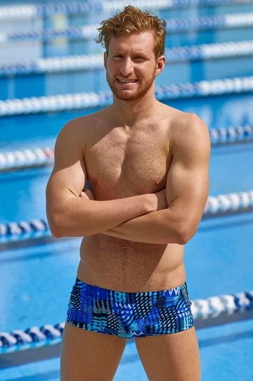 Funky Trunks Mens Electric Nights Trunk Blue 5 Funky Trunks Mens Electric Nights Trunk Blue - Image 5