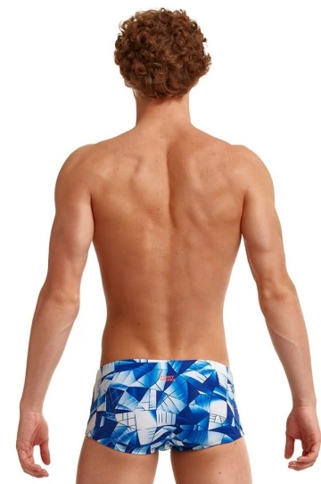 Funky Trunks Mens Fast Glass Trunk Blue/White 3 Funky Trunks Mens Fast Glass Trunk Blue/White - Image 3