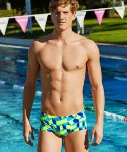 Funky Trunks Mens Blue Blockers Trunk Blue/Yellow 10 Funky Trunks Mens Blue Blockers Trunk Blue/Yellow -Cheap Swimweargalore Store fun30m71135.400 funky trunks mens blue blockers trunk4 1