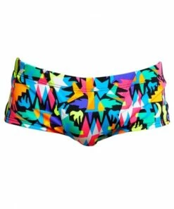 Funky Trunks Mens Paper Cut Trunk Multi