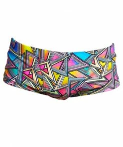 Funky Trunks Mens Prism Break Trunk Yellow/Pink