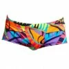 Funky Trunks Mens Tarzanny Pants Trunk Purple/Orange