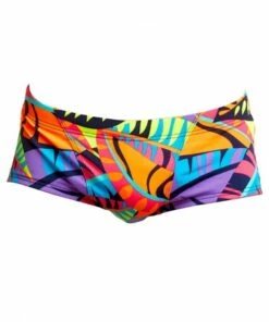 Funky Trunks Mens Tarzanny Pants Trunk Purple/Orange
