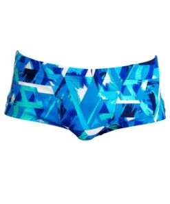 Funky Trunks Mens Bashed Blue Trunk Blue