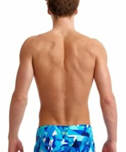 Funky Trunks Mens Bashed Blue Trunk Blue -Cheap Swimweargalore Store fun30m71307.400 funky trunks mens bashed blue trunk2