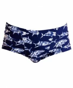 Funky Trunks Mens Rompa Chompa Trunk Navy/White