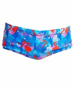 Funky Trunks Boys Flaming Vegas Trunk Blue/Red