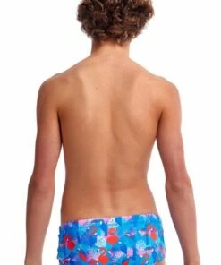 Funky Trunks Boys Flaming Vegas Trunk Blue/Red -Cheap Swimweargalore Store fun32b02501.972 funky trunks boys flaming vegas trunk2