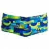 Funky Trunks Boys Magnum Pi Trunk Blue/Yellow
