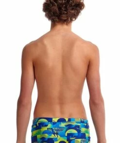 Funky Trunks Boys Magnum Pi Trunk Blue/Yellow -Cheap Swimweargalore Store fun32b02515.481 funky trunks boys magnum pi trunk2