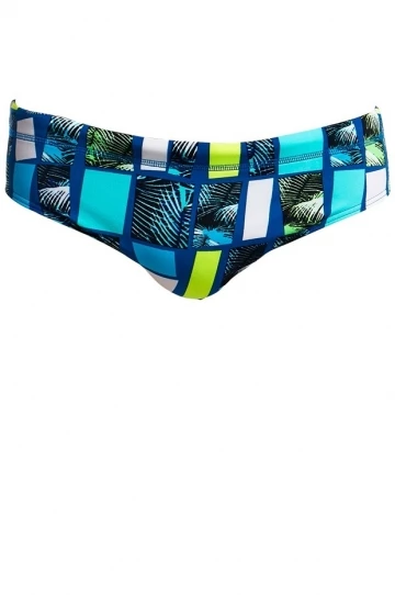 Funky Trunks Tropic Tower Brief Blue/Yellow 1 Funky Trunks Tropic Tower Brief Blue/Yellow