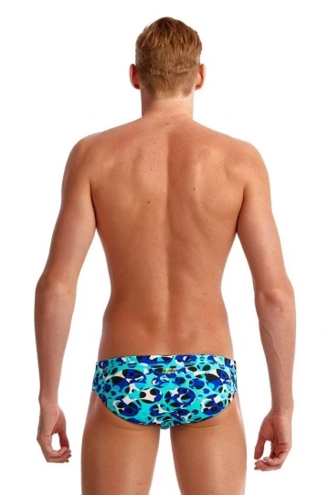 Funky Trunks Mens Holy Sea Brief Blue 3 Funky Trunks Mens Holy Sea Brief Blue - Image 3