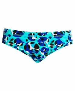 Funky Trunks Mens Holy Sea Brief Blue