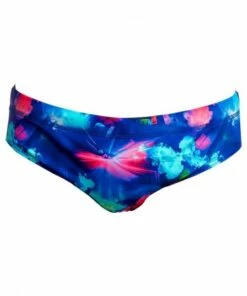Funky Trunks Mens Miami Beats Brief Multi