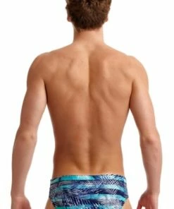 Funky Trunks Mens Palm Pilot Brief Blue/Navy -Cheap Swimweargalore Store fun35m71320.914 funky trunks mens palm pilot brief2