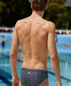 Funky Trunks Mens Spickled Brief Black/White -Cheap Swimweargalore Store fun35m71332.905 funky trunks mens spickled brief4