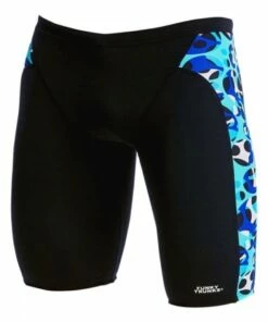 Funky Trunks Mens Holy Sea Jammer Black/Blue