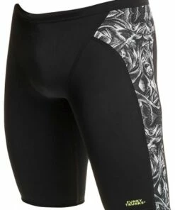 Funky Trunks Mens Night Howler Jammer Black/White