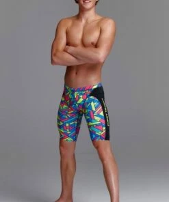 Funky Trunks Mens Gettin Jiggy Jammer Black/Multi 8 Funky Trunks Mens Gettin Jiggy Jammer Black/Multi -Cheap Swimweargalore Store fun37m71027.018 funky trunks mens gettin jiggy jammer5
