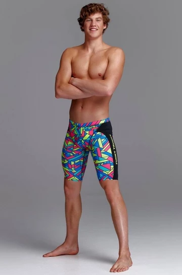 Funky Trunks Mens Gettin Jiggy Jammer Black/Multi 4 Funky Trunks Mens Gettin Jiggy Jammer Black/Multi - Image 4
