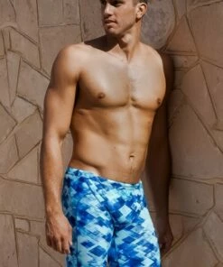 Funky Trunks Mens Depth Charge Training Jammer Blue -Cheap Swimweargalore Store fun37m71144.400 funky trunks mens depth charge training jammer5