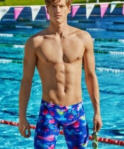 Funky Trunks Mens Miami Beats Training Jammer Multi -Cheap Swimweargalore Store fun37m71159.400 funky trunks mens miami beats training jammer4 1