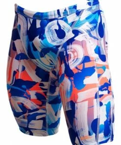 Funky Trunks Mens Different Strokes Jammer White/Navy
