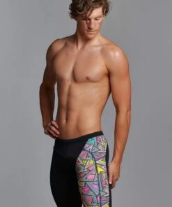 Funky Trunks Mens Prism Break Jammer Black/Pink -Cheap Swimweargalore Store fun37m71240.926 funky trunks mens prism break jammer3