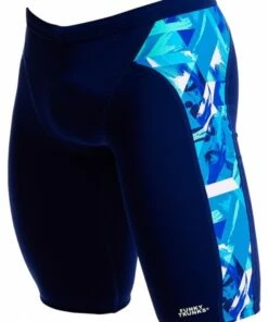 Funky Trunks Mens Bashed Blue Jammer Blue