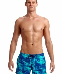 Funky Trunks Mens Hawaiian Skies Shorty Short Blue/Navy -Cheap Swimweargalore Store fun40m02416.914 funky trunks mens hawaiian skies shorty short3