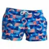 Funky Trunks Mens Lava Lights Shorty Short Blue/Orange