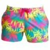 Funky Trunks Mens Hawaiian Heaven Shorty Short Pink/Blue