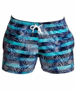 Funky Trunks Mens Palm Pilot Shorty Short Blue/Navy