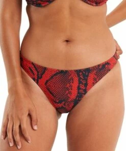 RAQ High Leg Brief Leopard -Cheap Swimweargalore Store high leg red snake1