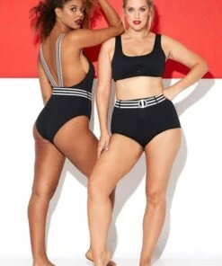Seafolly Belted High Waisted Pant Black -Cheap Swimweargalore Store image 05 1