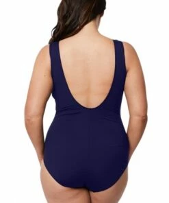 Jantzen Heritage Square Neck One Piece Black -Cheap Swimweargalore Store jan80575.401 jantzen heritage square neck one piece back 2