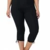 Jantzen Plain Capri Tie Side Swim Pant Black