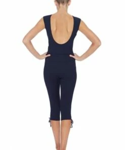 Jantzen Plain Capri Tie Side Swim Pant Ink -Cheap Swimweargalore Store jan81270ik jantzen plain capri tie side swim pant ink 3 1 1