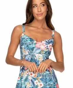 Jantzen Hilo DD/E Cup Swing Tankini Separate Ink