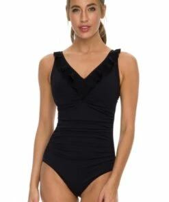 Jantzen Cosmopolitan DD/E Cup One Piece Black