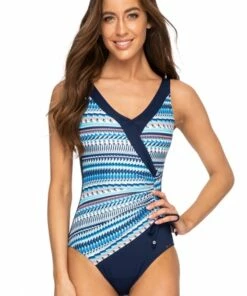 Jantzen Dazze Cross Over One Piece Ink