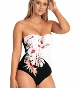 Jantzen Kahlani Bandeau One Piece Black