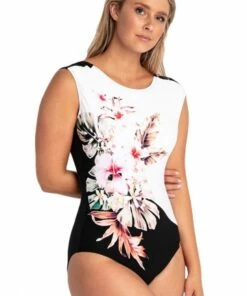 Jantzen Kahlani High Neck One Piece Black
