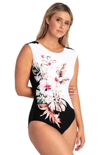 Jantzen Kahlani High Neck One Piece Black 1 Jantzen Kahlani High Neck One Piece Black